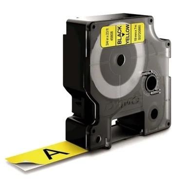Dymo D1 Cinta Etiquetas 19mmx7m Negro/Amarillo
