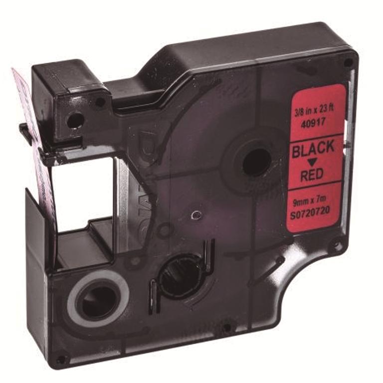 Dymo D1 Cinta Etiquetas 9mmx7m Negro/Rojo