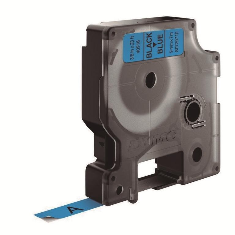 Dymo D1 Cinta Etiquetas 9mmx7m Negro/Azul