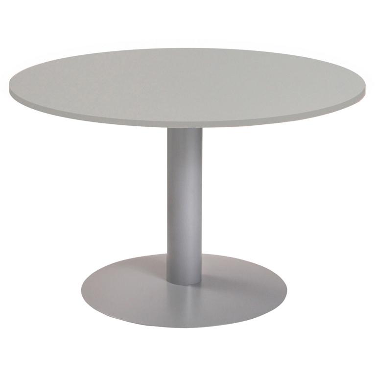 Rocada Mesa Redonda 120 Cm. Diámetro Pie Columna Aluminio