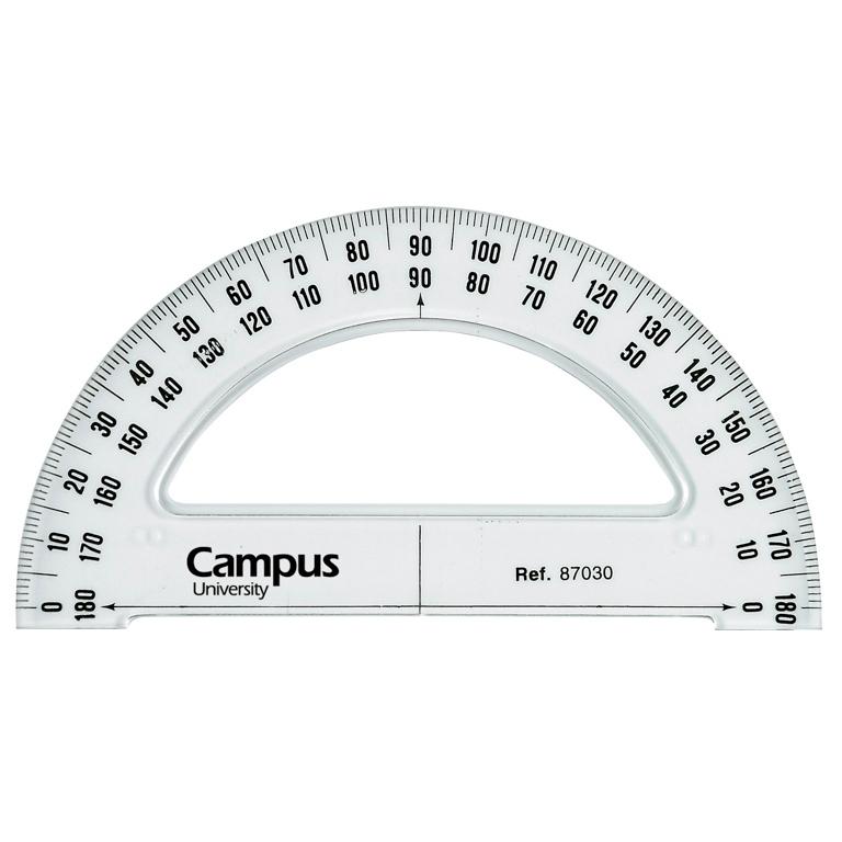 Campus Semicirculo Plastico 13 Cm