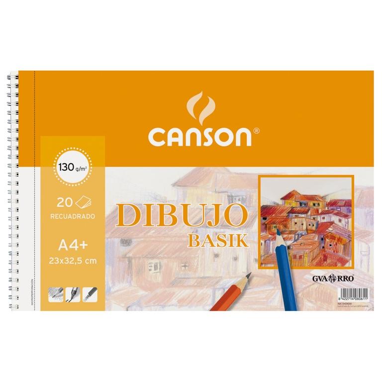 Canson Bloc Dibujo A4+ 130 Gr Con Recuadro 23X32,5 130 Gr. Basik