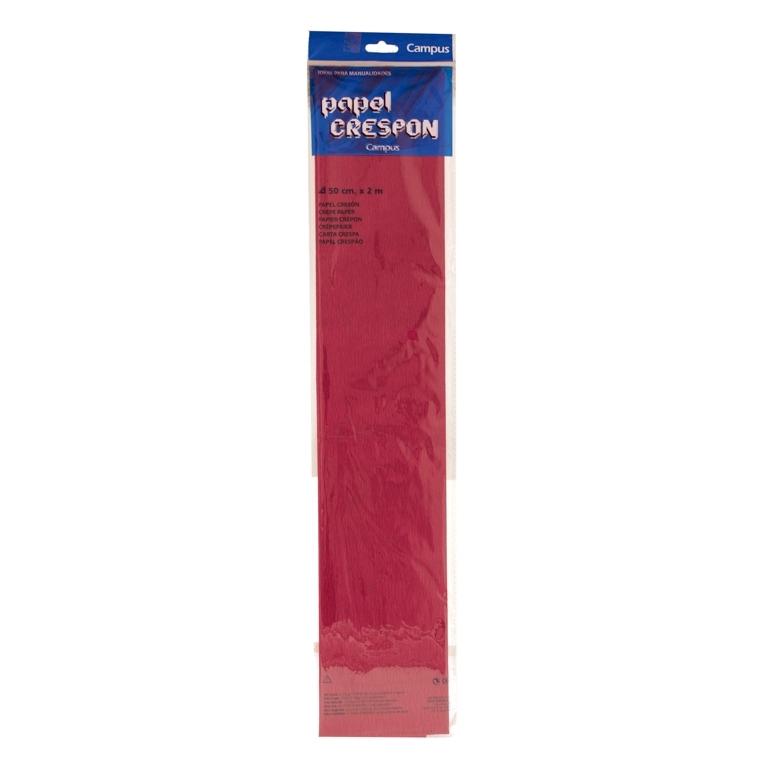 Campus Papel Crespon College 0,5X2M Granate