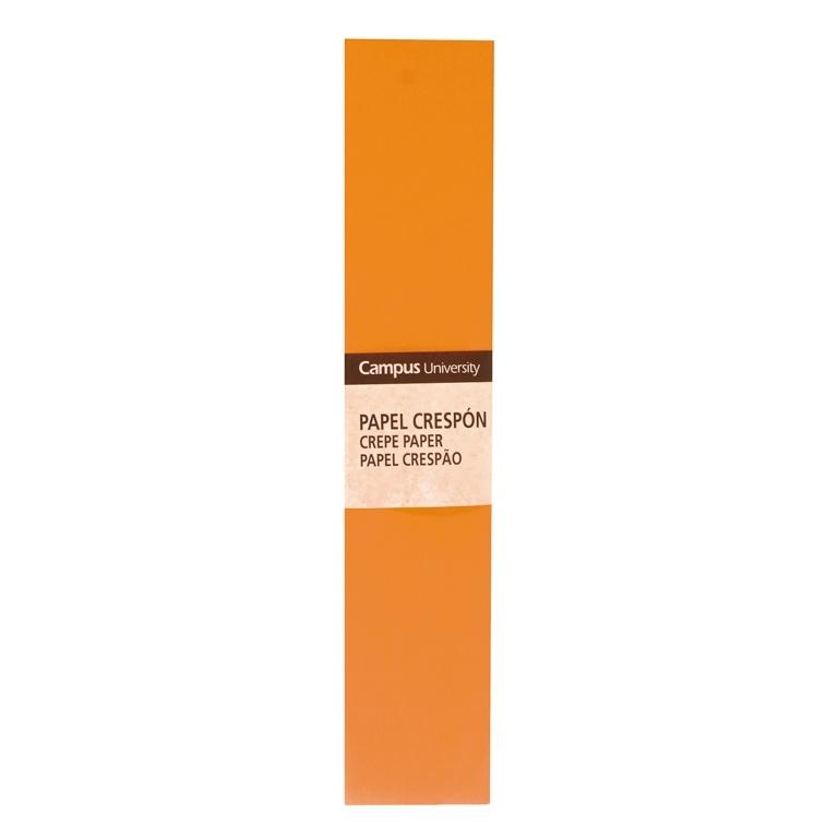 Campus Papel Crespon College 0,5X2M Naranja