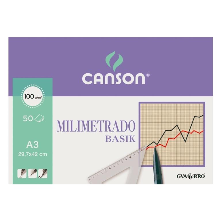 Canson Hoja Milimetrado A3