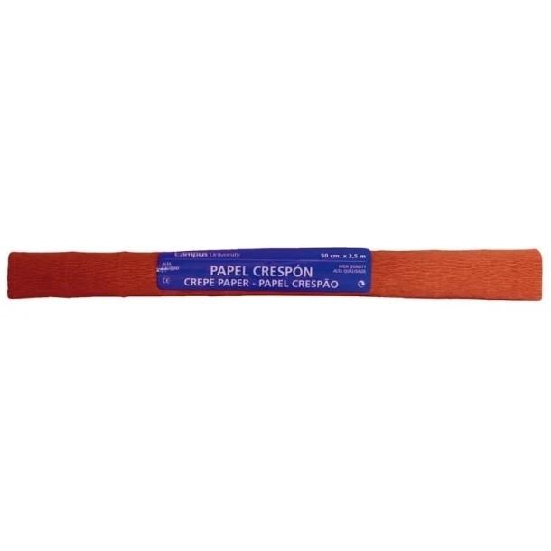 Campus Papel Crespon 0,5X2,5 Mts Marron Claro