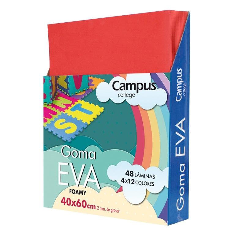 Campus Goma Eva 40X60 Rojo