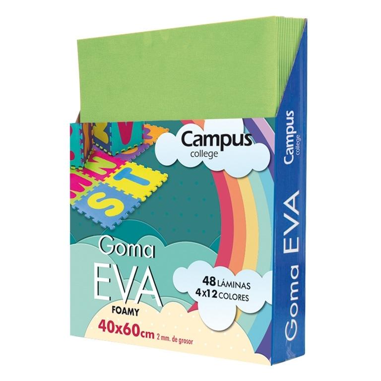 Campus Goma Eva 40X60 Verde Manzana