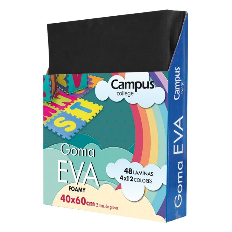 Campus Goma Eva 40X60 Negro