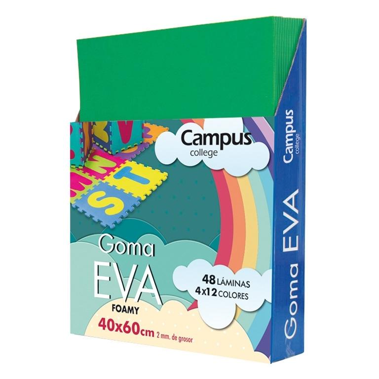 Campus Goma Eva 40X60 Verde Billar