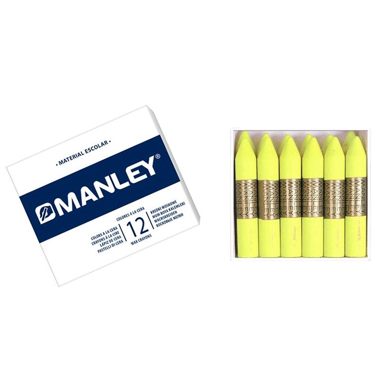 Manley  Cera Blanda Monocolor Amarillo Limón (12)