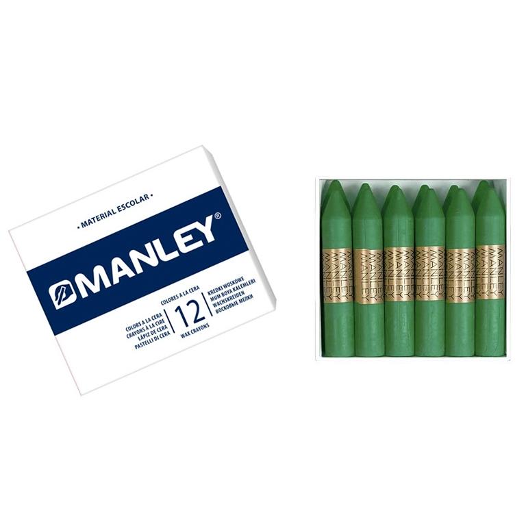 Manley  Cera Blanda Monocolor Verde Esmeralda (12)