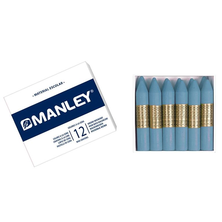 Manley  Cera Blanda Monocolor Celeste Claro (12)