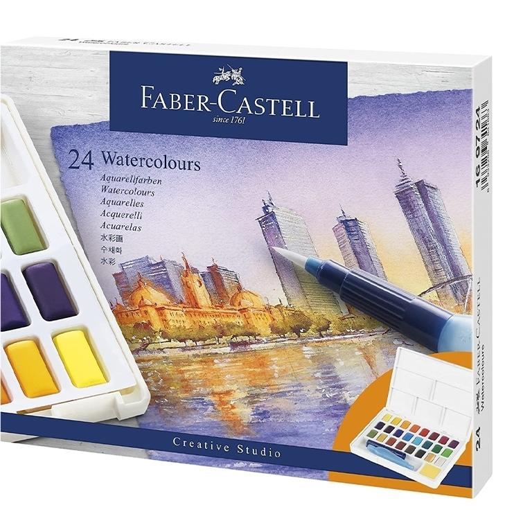 Faber-Castell Creative Studio Acuarelas Estuche 24 Colores