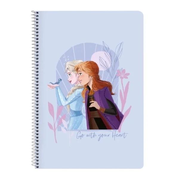 Disney Libreta Frozen Tapa Dura Folio