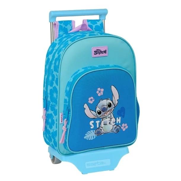 Disney Mochila 185 Con Carro Stitch Hawaii