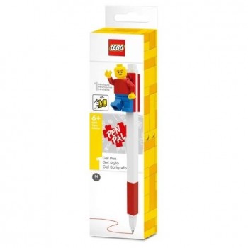 BOLIGRAFO TINTA GEL MINIFIGURA  ROJO - LEGO