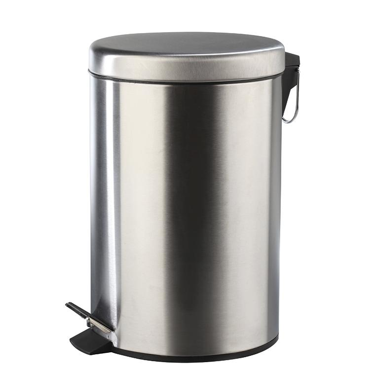 Dahi Cubo Pedal 5L Inoxidable Brillo