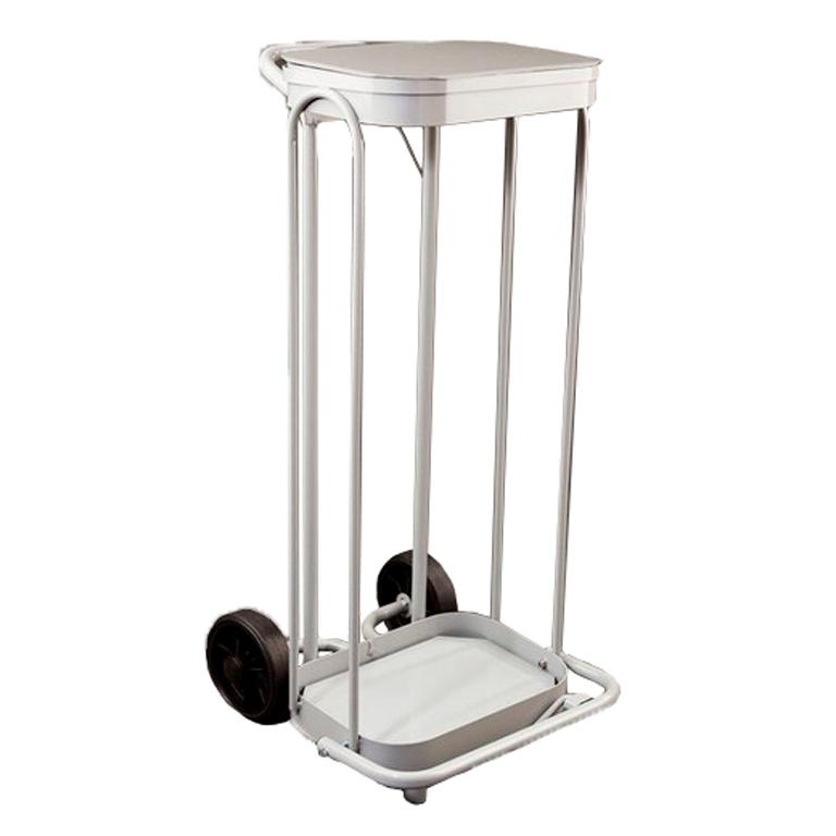 Dahi Carro Limpieza Portabolsas 80L Gris