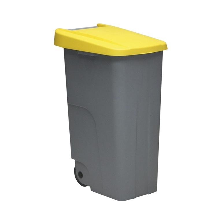 Dahi Contenedor Reciclaje 110L Amarillo