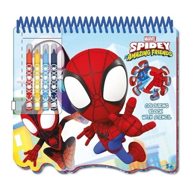 Disney Libro Para Colorear Espiral Spiderman