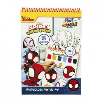 LIBRO ACUARELAS SPIDERMAN - DISNEY