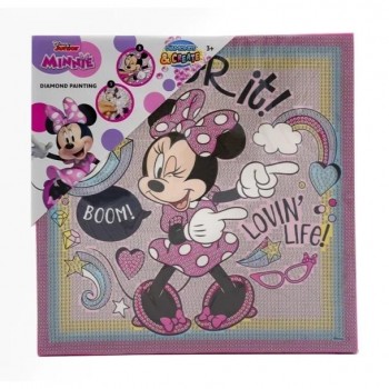 BORDADO DIAMANTES MINNIE MOUSE - DISNEY