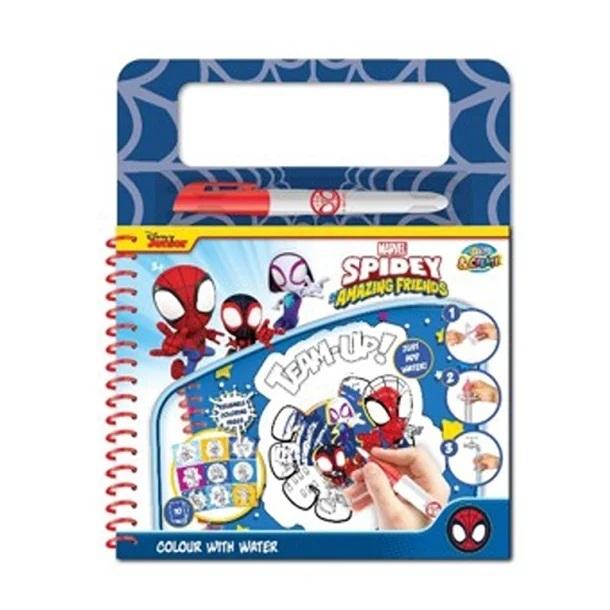 Disney Libro Dibujo Magico Con Agua Spiderman