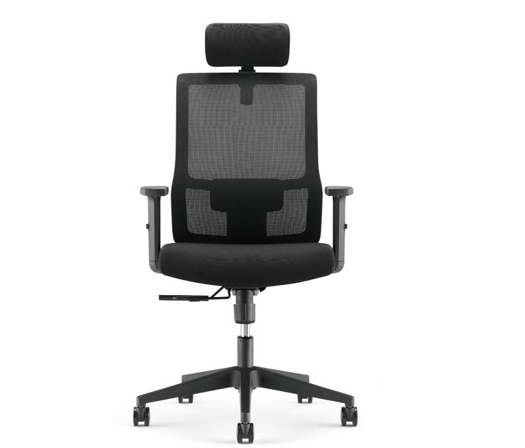 Silla Sincro Con Brazos Malla Adapt Y Respaldo Regulable En Altura Con Cabezal