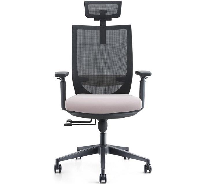 Silla Sincro Con Brazos 3D Malla Corba Con Cabezal