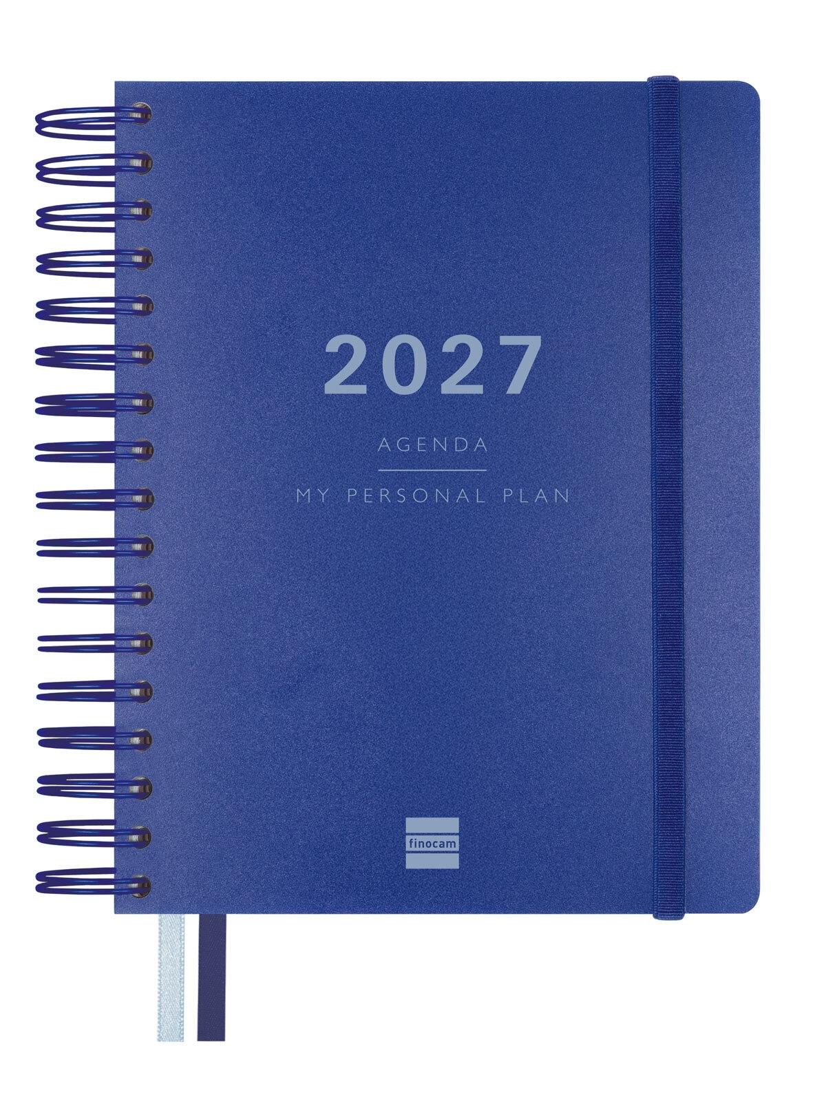 Finocam Agenda Tempus 1/4 1Dp 2027 Azul+