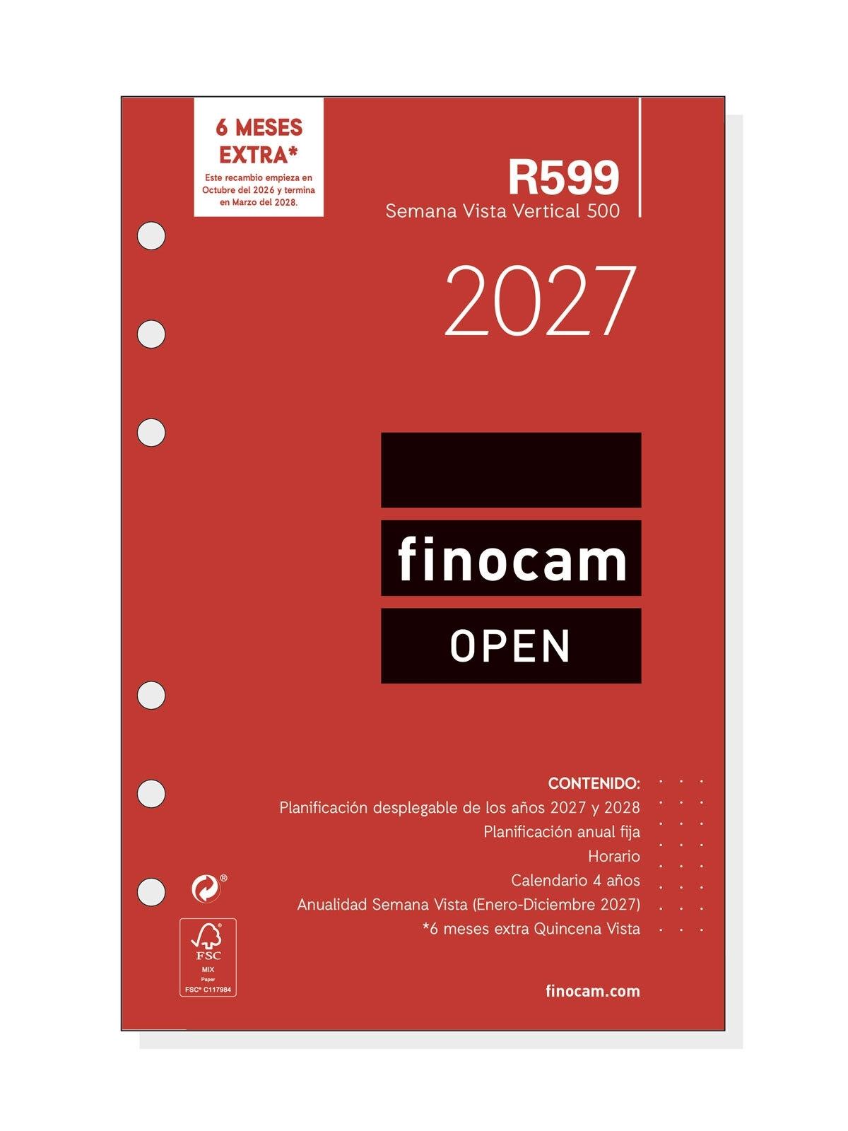 Finocam Agenda R599 Rec.Anual.500 Svv 2027+