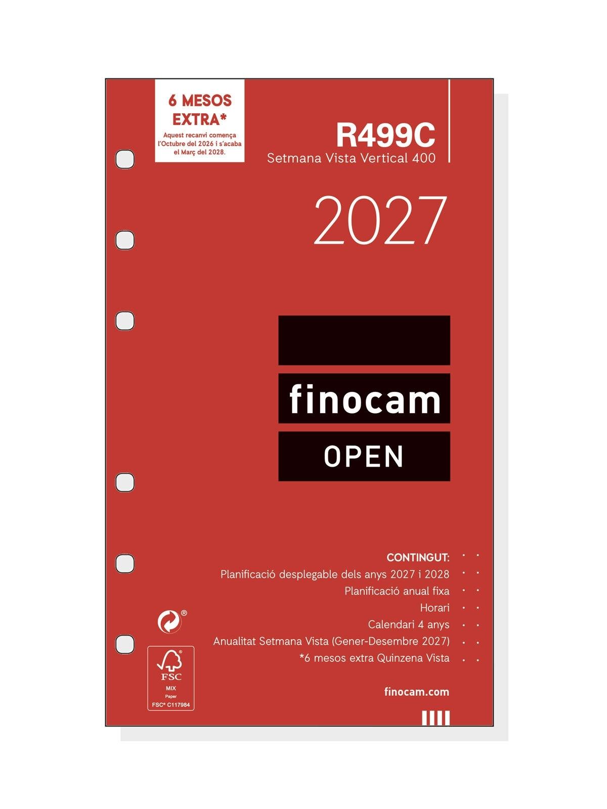 Finocam Agenda R499C Rec.Anual.400 Svv 2027 Cat+