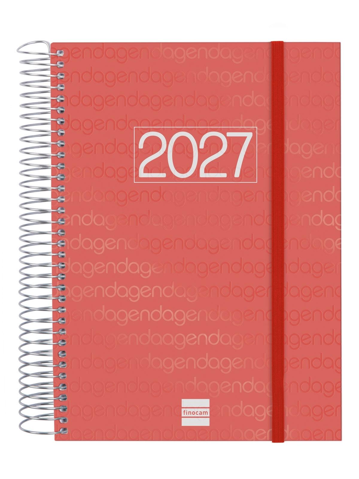 Finocam Agenda Year E10 1Dp 2027 Vermell Cat+