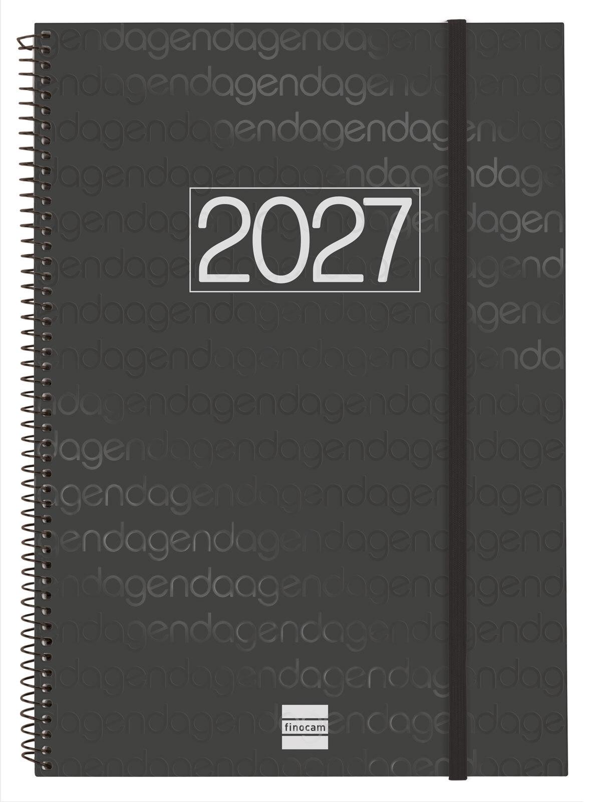 Finocam Agenda Year E40 Svv 2027 Negre Cat+