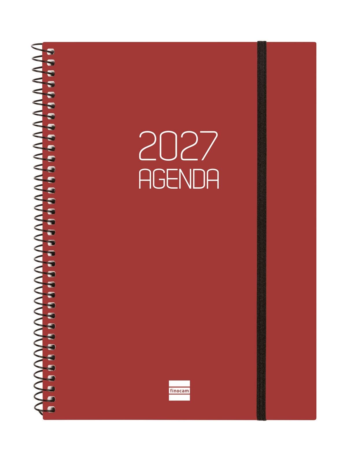 Finocam Agenda Opaque E10 Svh 2027 Burdeos+