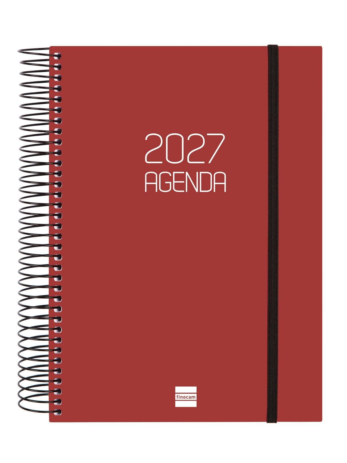 Finocam Agenda Opaque E10 1Dp 2027 Burdeos+