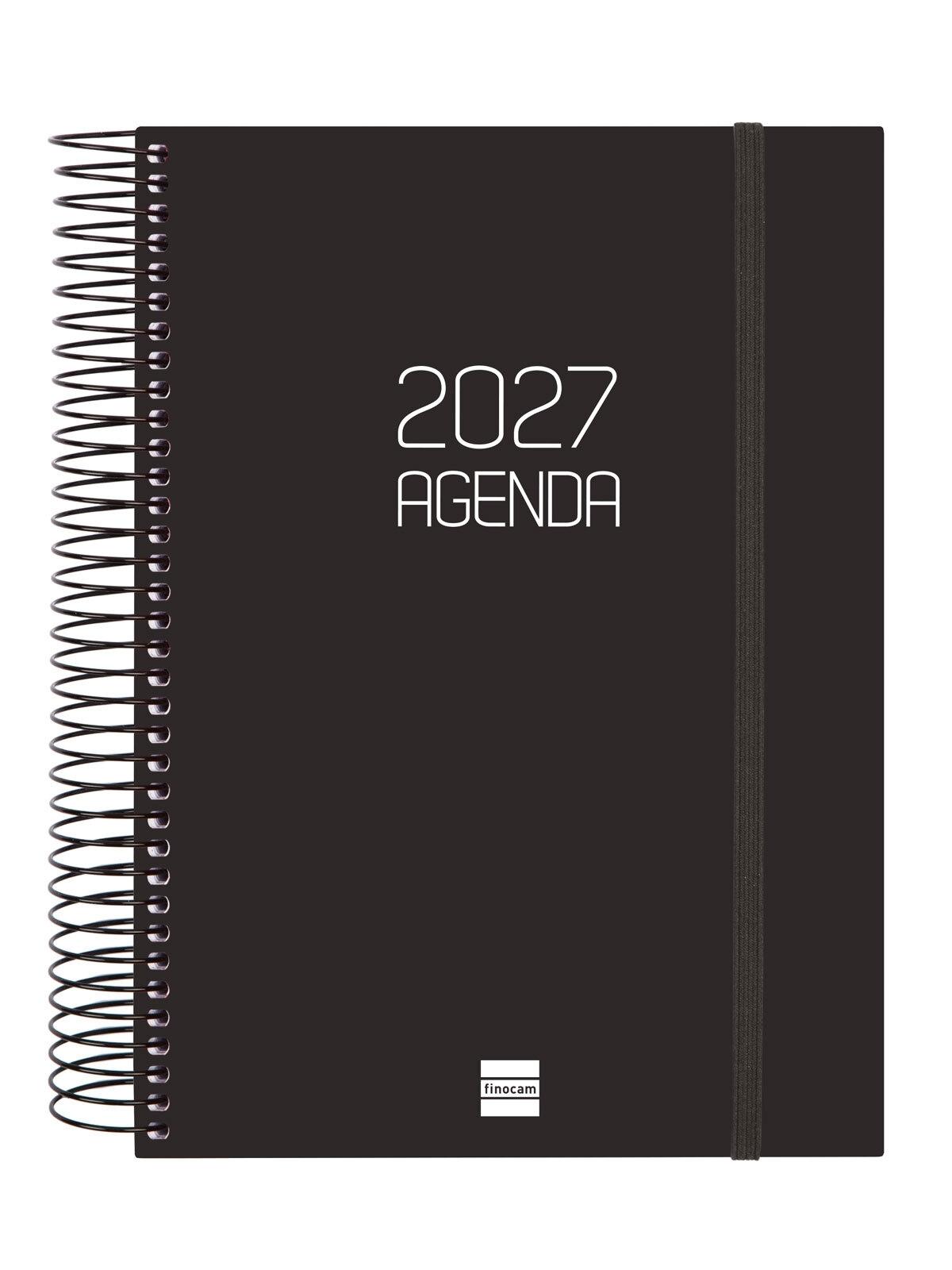 Finocam Agenda Opaque E10 1Dp 2027 Negre Cat+