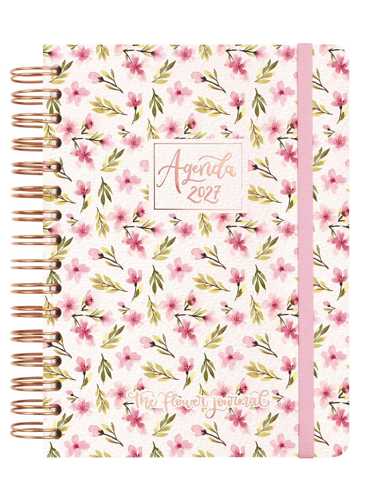 Finocam Agenda T.Flow.Jour.E10 1Dp 2027 Rosa Cat+