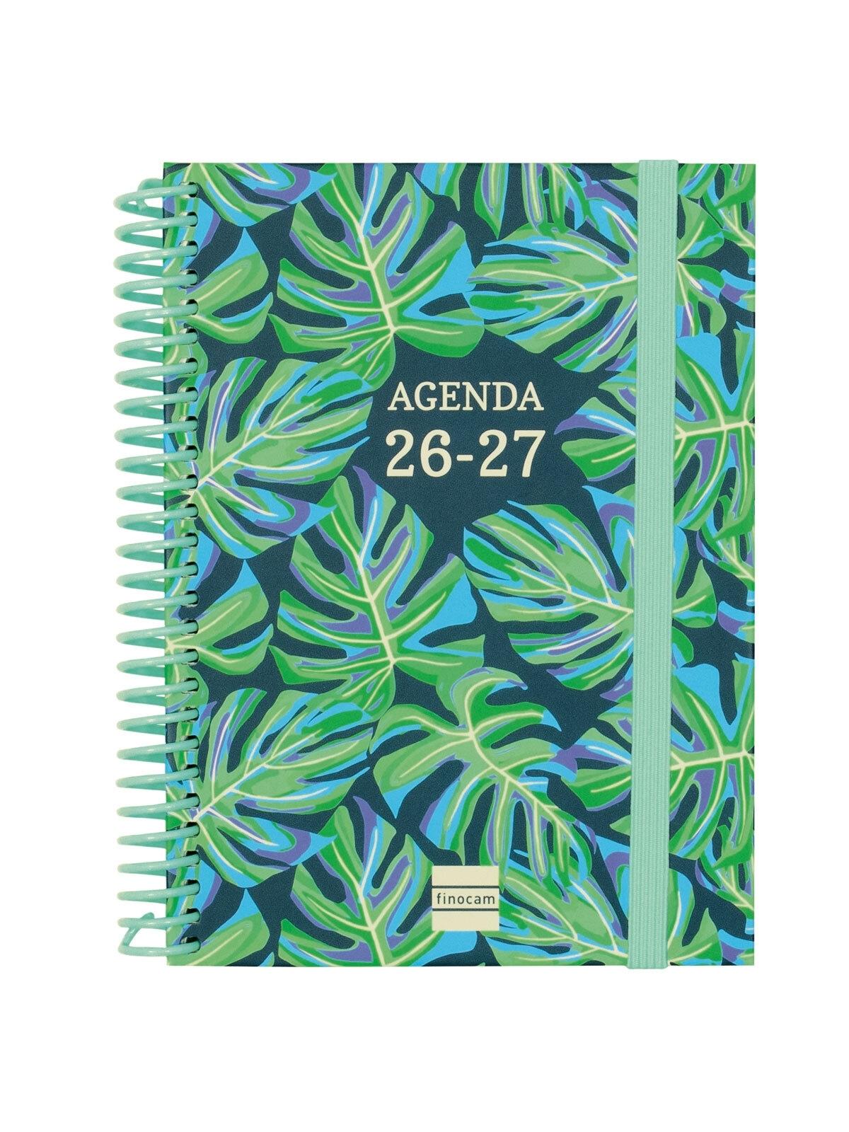 Finocam Agenda Escolar Diva 1/8 Semana Vista Horizontal 26-27 Selva Catalán