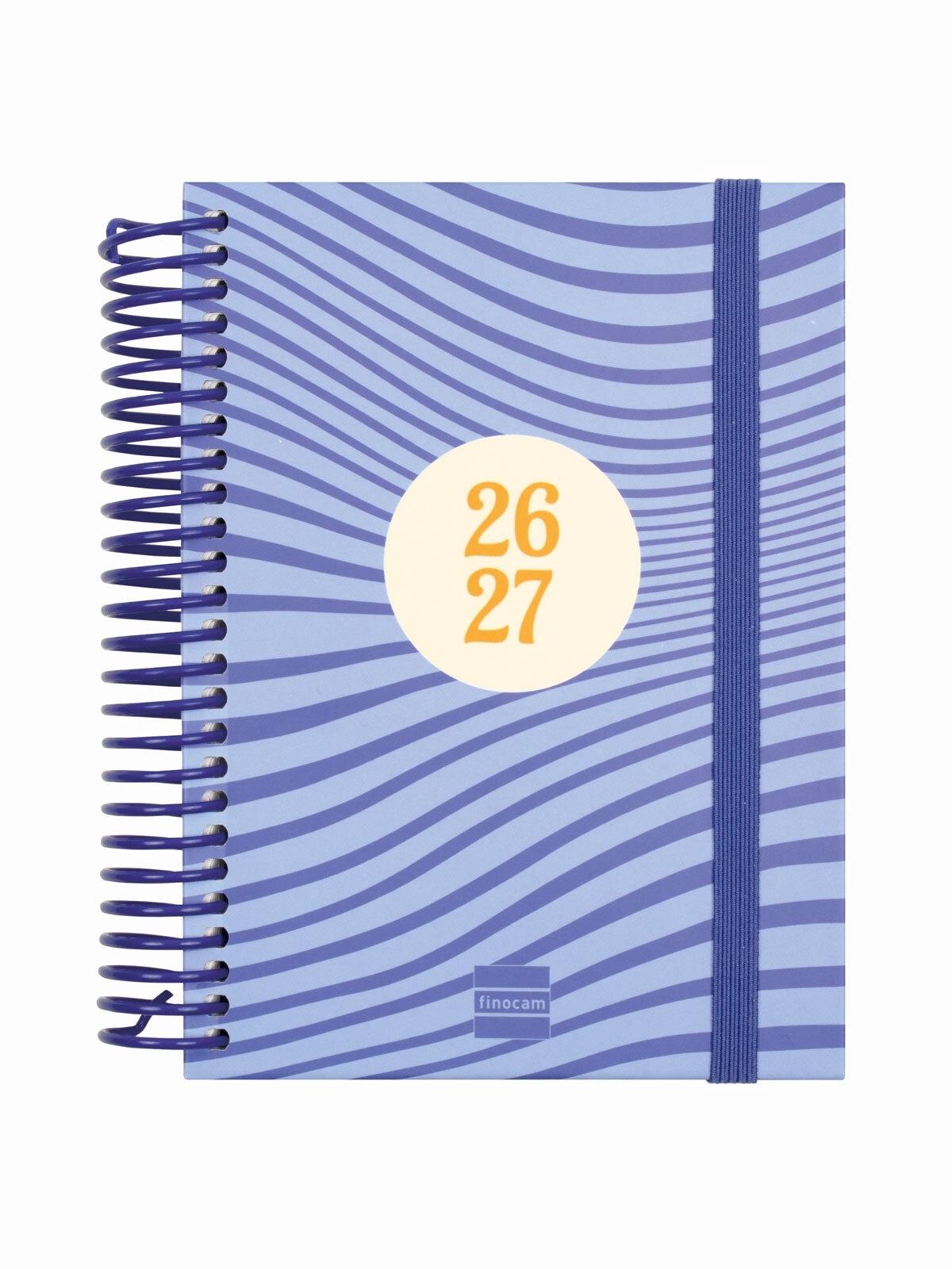Finocam Agenda Escolar Diva 1/8 1 Dia Página 26-27 Olas Catalán