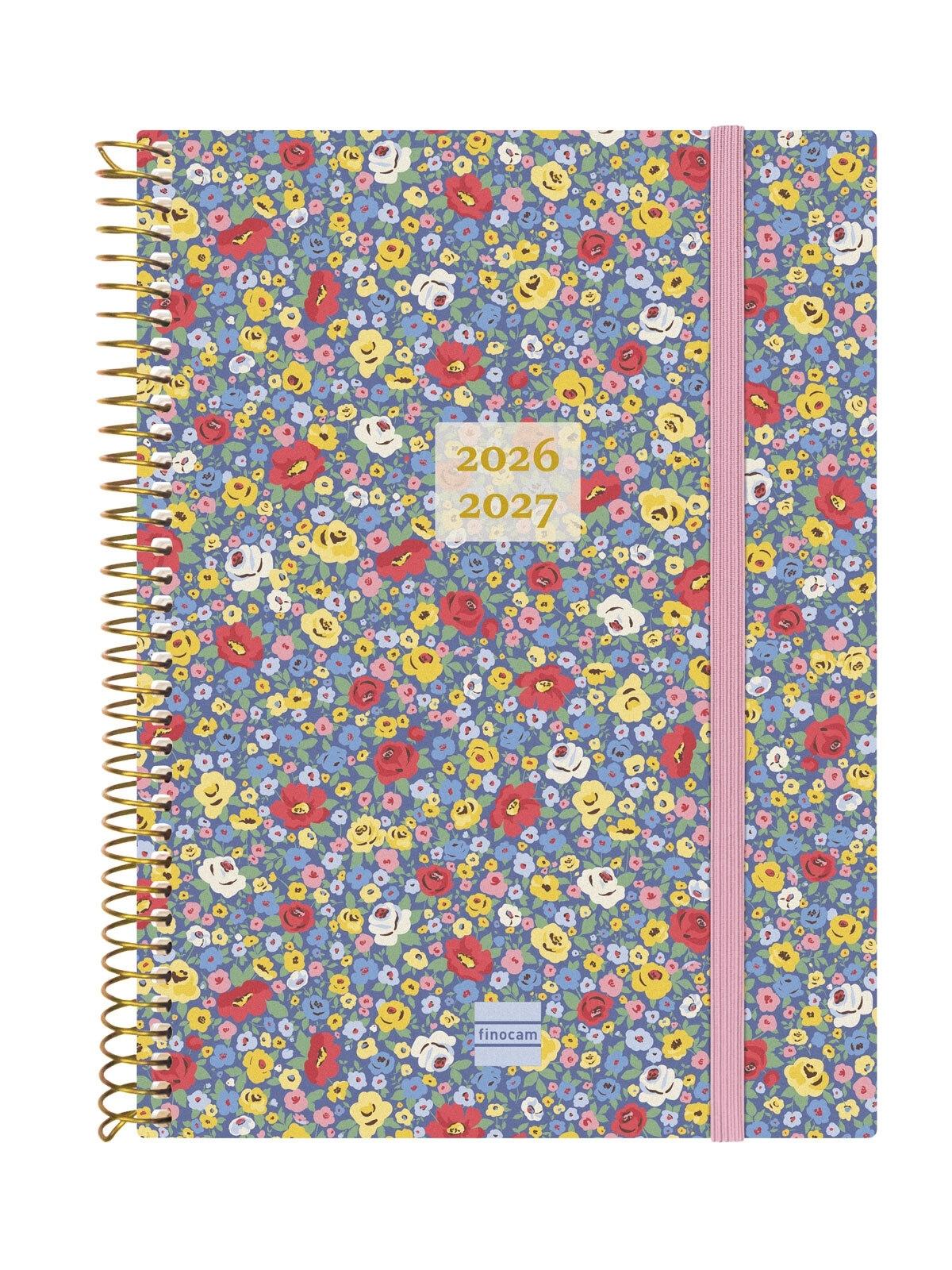 Finocam Agenda Escolar 18 Meses Espiral E10 Semana Vista Horizontal 26-27 Girl Internacional