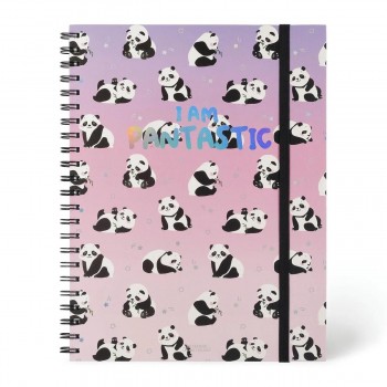 LIBRETA ESPIRAL 3 EN 1 - PANDA