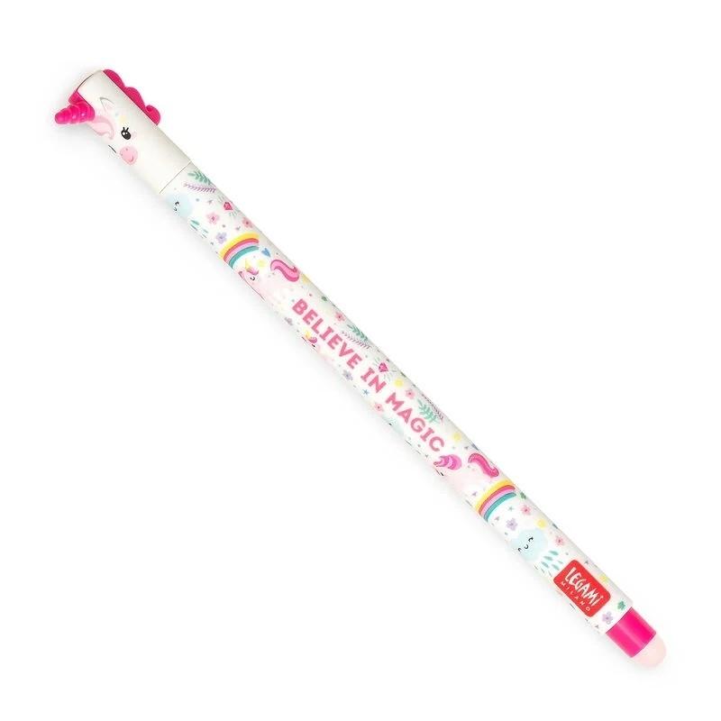 Legami Bolígrafo Gel Borrable 0,7mm Rosa Unicorn