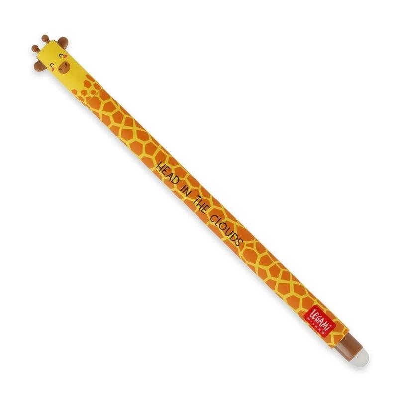 Legami Bolígrafo Gel Borrable 0,7mm Negro Giraffe