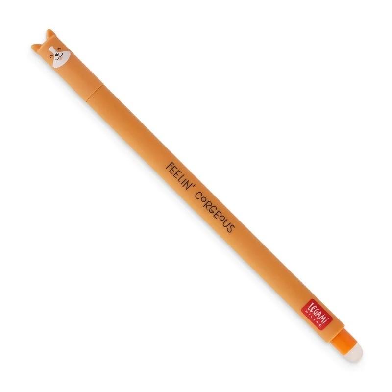 Legami Bolígrafo Gel Borrable 0,7mm Negro Corgie