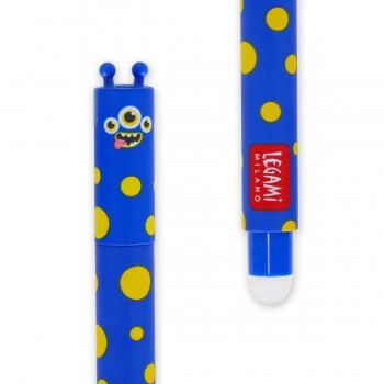 Legami Bolígrafo Gel Borrable 0,7mm Azul Monster