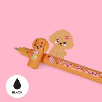 Legami Set 3 Bolígrafo Gel Borrable 0,7 Mm Golden + Bulldog + Poodle
