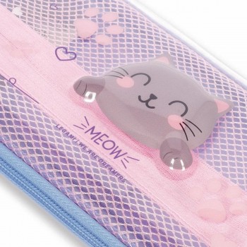 Legami Wonder-wow Estuche Transparente Rígido Kitty