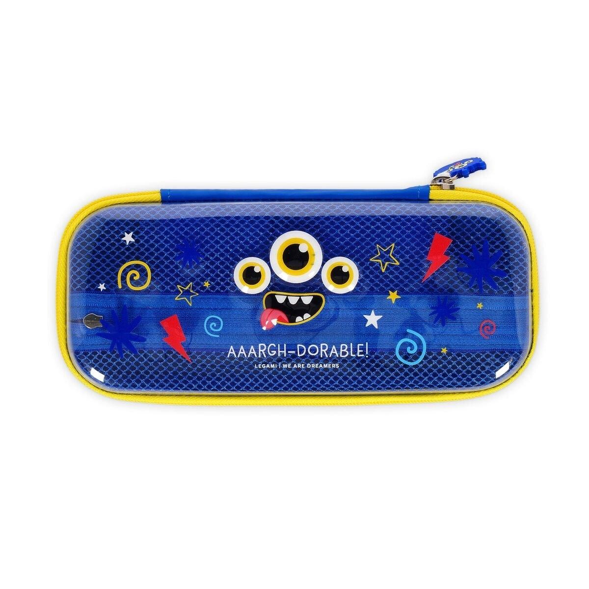 Legami Wonder-wow Estuche Transparente Rígido Monster